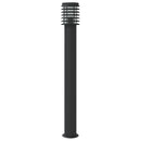 vidaXL fekete rozsdamentes acél kültéri állólámpa 110 cm
