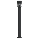 vidaXL fekete rozsdamentes acél kültéri állólámpa 110 cm