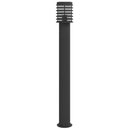 vidaXL 3 db fekete rozsdamentes acél kültéri állólámpa 110 cm