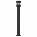 vidaXL 3 db fekete rozsdamentes acél kültéri állólámpa 110 cm