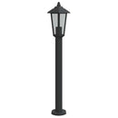 vidaXL fekete rozsdamentes acél kültéri állólámpa 80 cm