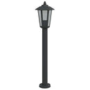 vidaXL fekete rozsdamentes acél kültéri állólámpa 80 cm