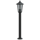 vidaXL fekete rozsdamentes acél kültéri állólámpa 80 cm