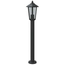 vidaXL fekete rozsdamentes acél kültéri állólámpa 80 cm