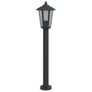 vidaXL 3 db fekete rozsdamentes acél kültéri állólámpa 80 cm