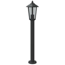 vidaXL 3 db fekete rozsdamentes acél kültéri állólámpa 80 cm