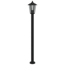 vidaXL 3 db fekete rozsdamentes acél kültéri állólámpa 120 cm