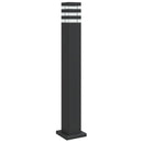 vidaXL fekete alumínium kültéri állólámpa 80 cm