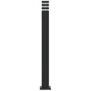 vidaXL 3 db fekete alumínium kültéri állólámpa 110 cm