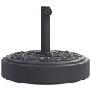 vidaXL kerek napernyőtalp rúdhoz Ø38 / 48 mm 25 kg