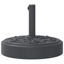vidaXL kerek napernyőtalp rúdhoz Ø38 / 48 mm 25 kg