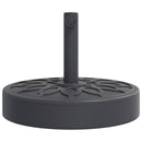 vidaXL kerek napernyőtalp rúdhoz Ø38 / 48 mm 25 kg