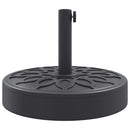 vidaXL kerek napernyőtalp rúdhoz Ø38 / 48 mm 25 kg