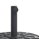 vidaXL kerek napernyőtalp rúdhoz Ø38 / 48 mm 25 kg