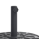 vidaXL görgős kerek napernyőtalp rúdhoz Ø38 / 48 mm 27 kg
