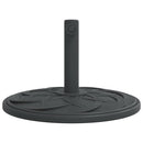 vidaXL kerek napernyőtalp rúdhoz Ø38 / 48 mm 12 kg