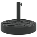 vidaXL kerek napernyőtalp rúdhoz Ø38 / 48 mm 25 kg