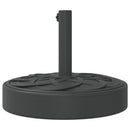 vidaXL kerek napernyőtalp rúdhoz Ø38 / 48 mm 25 kg