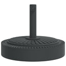 vidaXL kerek napernyőtalp rúdhoz Ø38 / 48 mm 25 kg