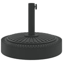 vidaXL kerek napernyőtalp rúdhoz Ø38 / 48 mm 25 kg