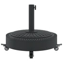 vidaXL görgős kerek napernyőtalp rúdhoz Ø38 / 48 mm 27 kg