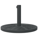 vidaXL kerek napernyőtalp rúdhoz Ø38 / 48 mm 12 kg