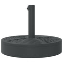 vidaXL kerek napernyőtalp rúdhoz Ø38 / 48 mm 25 kg
