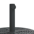 vidaXL kerek napernyőtalp rúdhoz Ø38 / 48 mm 25 kg