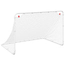 vidaXL fehér acél focikapu 122x81x81 cm