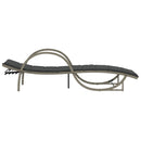 vidaXL 2 db világosszürke polyrattan napozóágy párnával