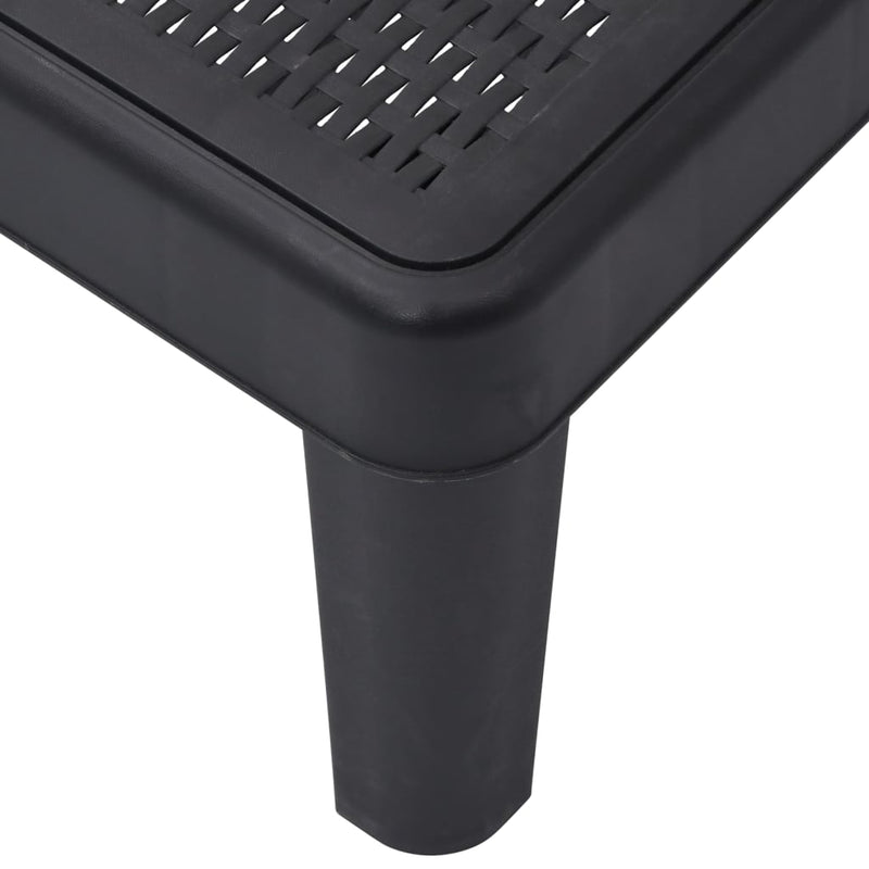 vidaXL 4-féle pozícióba állítható polipropilén napozóágy 155,5x57x28cm