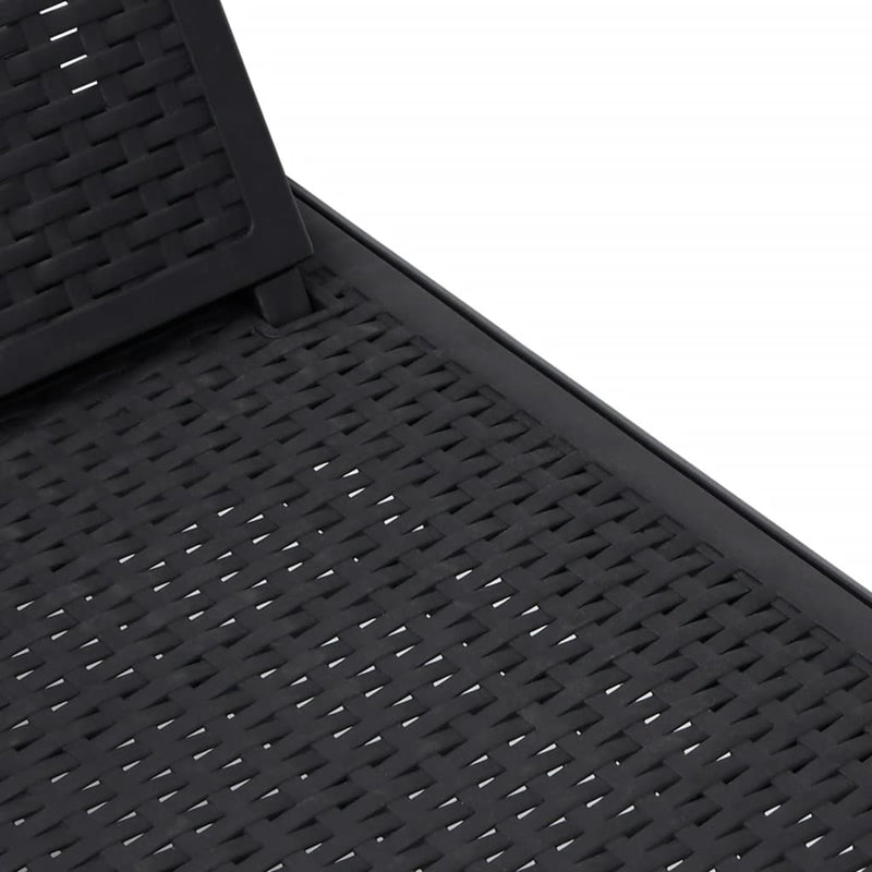 vidaXL 4-féle pozícióba állítható polipropilén napozóágy 155,5x57x28cm