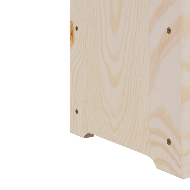 vidaXL tömör fenyőfa bortartó állvány tetővel 72,5 x 25 x 111,5 cm