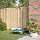 vidaXL robotfűnyíró garázs fekete 80x101x46 cm