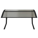 vidaXL robotfűnyíró garázs fekete 80x101x46 cm