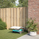 vidaXL robotfűnyíró garázs fekete 80x101x46 cm