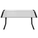 vidaXL robotfűnyíró garázs fekete 80x101x46 cm