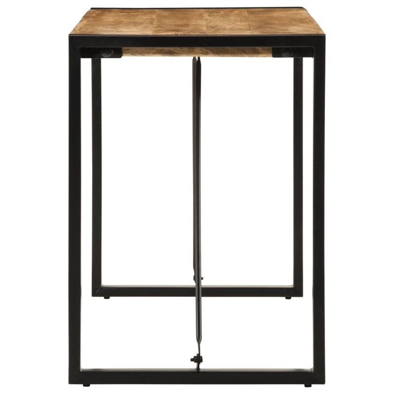 vidaXL tömör nyers mangófa étkezőasztal 120 x 55 x 76 cm