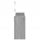 vidaXL 3 részes szürke sonoma színű szerelt fa fésülködőasztal-szett