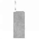 vidaXL 4 részes betonszürke szerelt fa fésülködőasztal-szett