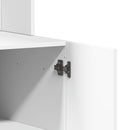 vidaXL fehér szerelt fa konyhaszekrény 95 x 50 x 180 cm