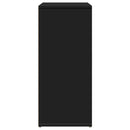 vidaXL 2 db fekete szerelt fa tálalószekrény 60 x 31 x 70 cm