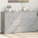 vidaXL 2 db betonszürke szerelt fa tálalószekrény 60 x 31 x 70 cm