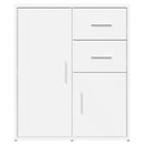 vidaXL 2 db fehér szerelt fa tálalószekrény 60 x 31 x 70 cm