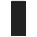 vidaXL 2 db fekete szerelt fa tálalószekrény 60 x 31 x 70 cm