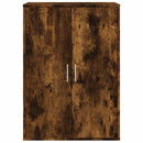 vidaXL 2 db füstös tölgy színű szerelt fa tálalószekrény 60x31x84 cm