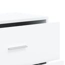 vidaXL 3 db fehér szerelt fa tálalószekrény 60 x 31 x 84 cm