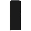 vidaXL 3 db fekete szerelt fa tálalószekrény 60 x 31 x 84 cm