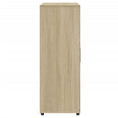 vidaXL 2 db sonoma tölgy színű szerelt fa tálalóasztal 60 x 31 x 84 cm