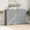 vidaXL 2 db szürke sonoma színű szerelt fa tálalószekrény 60x31x84 cm